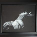 Acrylic, horse,